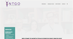 Desktop Screenshot of northtxgynonc.com