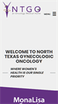 Mobile Screenshot of northtxgynonc.com